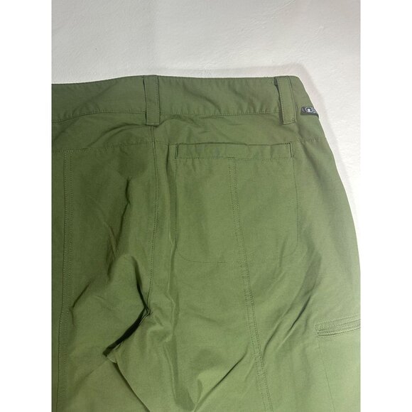 Eastern Mountain Sports Pants women's Skinny Legs Green Stretch Nylon Size 6s - Picture 5 of 6